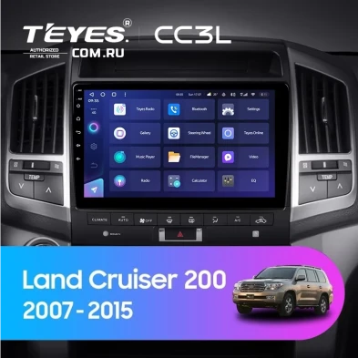 Штатная магнитола Teyes CC3L 4/32 Toyota Land Cruiser 11 200 (2007-2015) F3 Тип-A