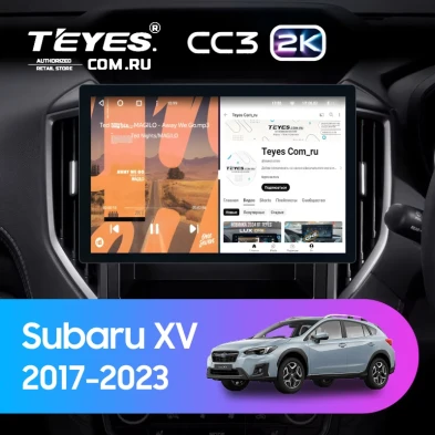 Штатная магнитола Teyes CC3 2K 4/64 Subaru XV (2017-2023) (11")