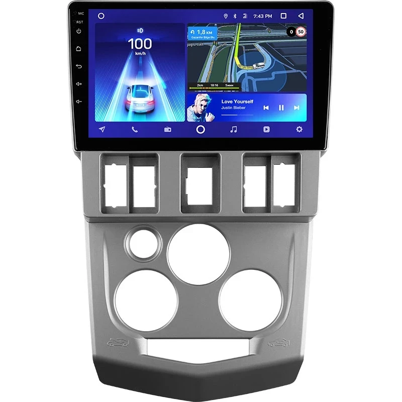 Переходная рамка Renault Logan 1 (2004-2009) (9")