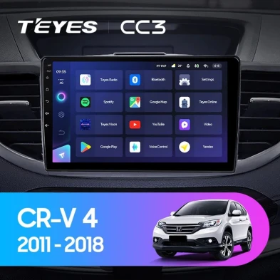 Штатная магнитола Teyes CC3 4/64 Honda CR-V 4 RM RE (2011-2018) Тип-A
