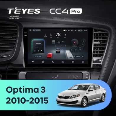 Штатная магнитола Teyes CC4 Pro 12/256 Kia Optima 3 TF (2010-2015) F2