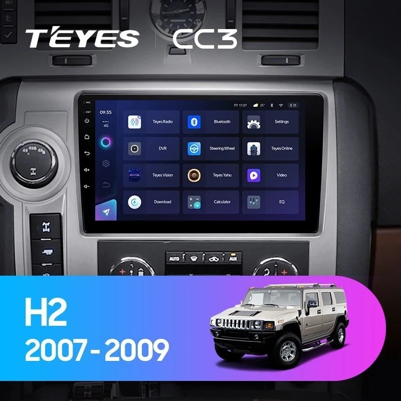 Штатная магнитола Teyes CC3L 4/64 Hummer H2 E85 (2007-2009) F1