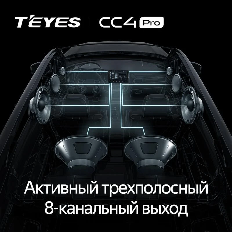 Штатная магнитола Teyes CC4 Pro 12/256 Hummer H2 E85 (2007-2009) F1