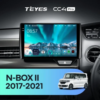 Штатная магнитола Teyes CC4 Pro 8/128 Honda N-BOX 2 JF3/4 (2017-2021) Правый руль