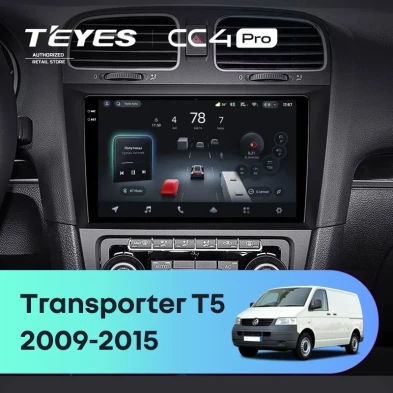 Штатная магнитола Teyes CC4 Pro 12/256 Volkswagen Transporter (T5) (2009-2015)