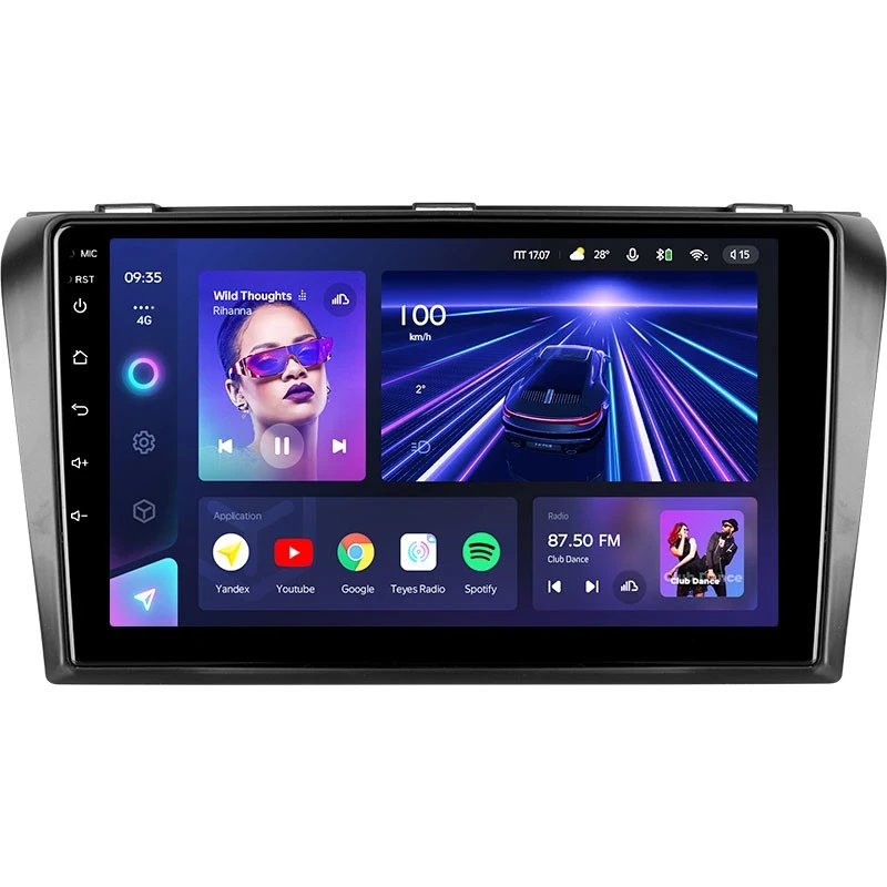 Штатная магнитола Teyes CC3 4/32 Mazda 3 1 BK (2003-2009)