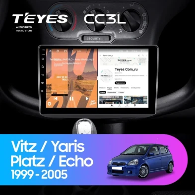 Штатная магнитола Teyes CC3L 4/64 Toyota Vitz XP10 (1999-2005) F1