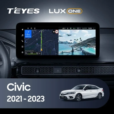 Штатная магнитола Teyes LUX ONE 6/128 Honda Civic FE FL (2021-2023)