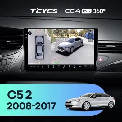 Штатная магнитола Teyes CC4 Pro 360 12/256 Citroen C5 2 (2008-2017) F1