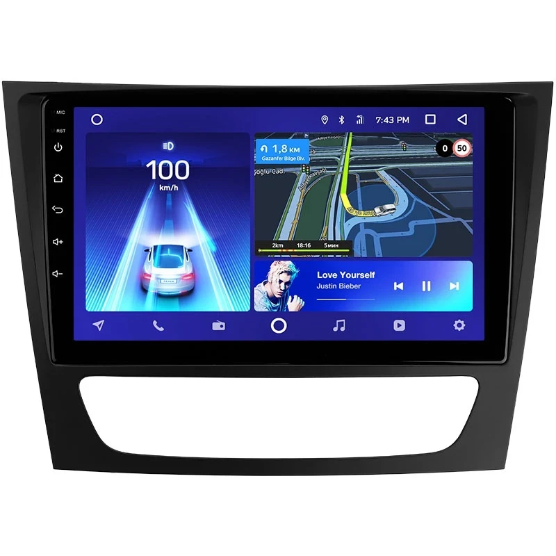 Переходная рамка Mercedes-Benz E-Class S211 W211 / CLS-Class C219 (2002-2010) (9")