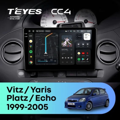 Штатная магнитола Teyes CC4 8/128 Toyota Echo (1999-2005) F2
