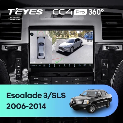 Штатная магнитола Teyes CC4 Pro 360 8/128 Cadillac Escalade 3 (GMT900) (2006-2014)