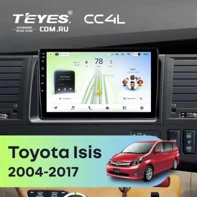 Штатная магнитола Teyes CC4L 6/64 Toyota Isis (2004-2017)
