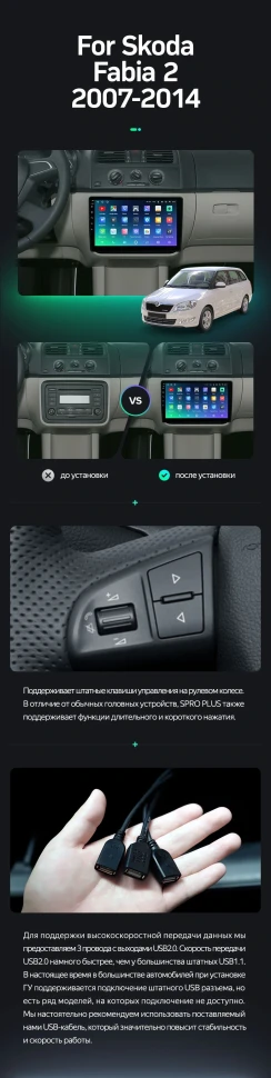 Магнитола Teyes SPRO Plus 4/32 (9 дюймов)