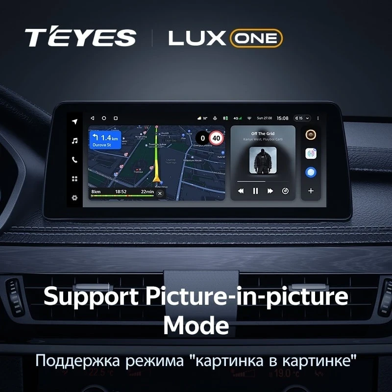 Штатная магнитола Teyes LUX ONE 6/128 BMW X1 E84 (CIC) (2009-2015)
