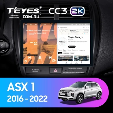 Штатная магнитола Teyes CC3 2K 4/64 Mitsubishi ASX (2016-2026) Тип-A (11")