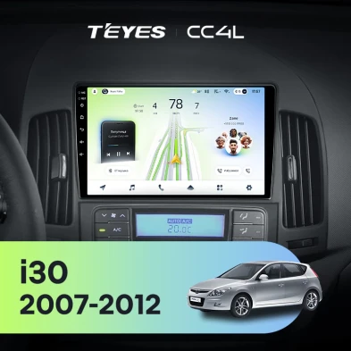 Штатная магнитола Teyes CC4L 6/64 Hyundai i30 1 FD (2007-2012) F1