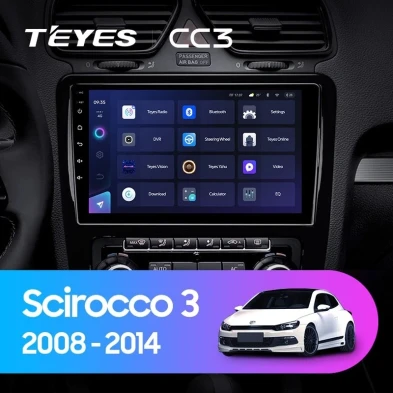 Штатная магнитола Teyes CC3 4/32 Volkswagen Scirocco (2008-2014) F2