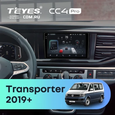 Штатная магнитола Teyes CC4 Pro 12/256 Volkswagen Transporter (T6) 2019+