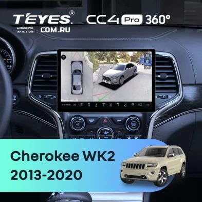 Штатная магнитола Teyes CC4 Pro 360 12/256 Jeep Grand Cherokee WK2 (2013-2020) F3 (11")