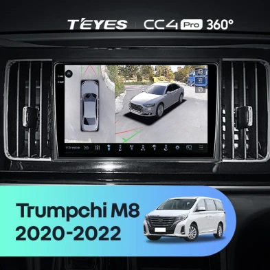 Штатная магнитола Teyes CC4 Pro 360 12/256 GAC Trumpchi M8 (2020-2022)