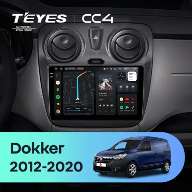 Штатная магнитола Teyes CC4 8/128 Renault Dokker (2012-2020)