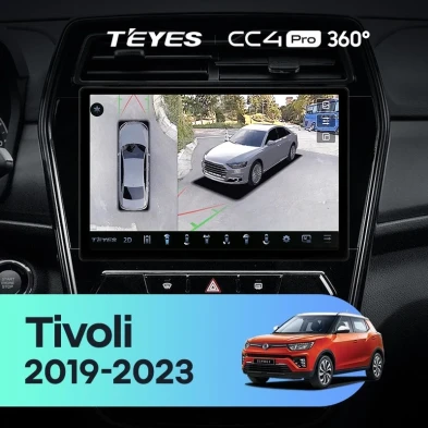 Штатная магнитола Teyes CC4 Pro 360 12/256 SsangYong Tivoli (2019-2023) (11")
