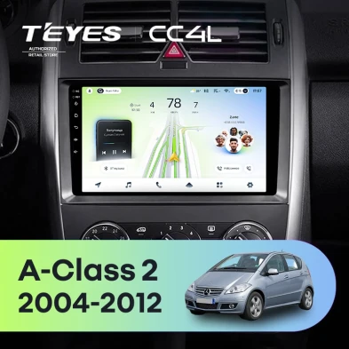 Штатная магнитола Teyes CC4L 6/64 Mercedes-Benz A-Class 2 W169 C169 (2004-2012)