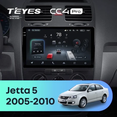 Штатная магнитола Teyes CC4 Pro 8/128 Volkswagen Jetta 5 (2005-2010) F1