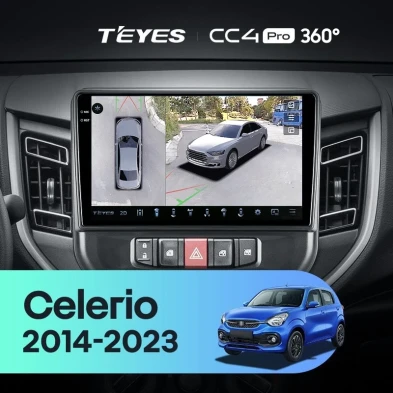 Штатная магнитола Teyes CC4 Pro 360 8/128 Suzuki Celerio (2014-2023)