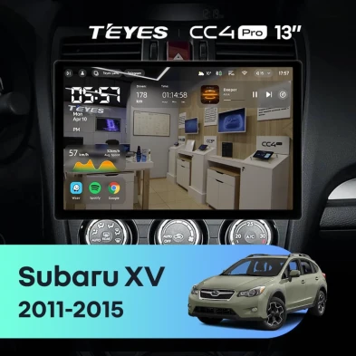 Штатная магнитола Teyes CC4 Pro 12/256 Subaru XV (2011-2015) Тип-B (13")