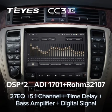 Штатная магнитола Teyes CC3 2K 4/64 Toyota Crown 12 S180 (1999-2008)