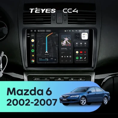 Штатная магнитола Teyes CC4 6/64 Mazda 6 GG (2002-2007)