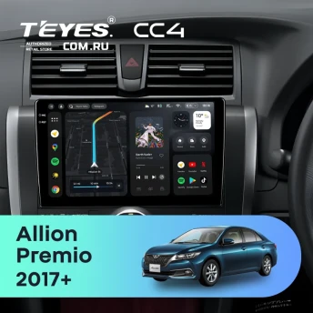 Штатная магнитола Teyes CC4 6/64 Toyota Allion (2017-2021)