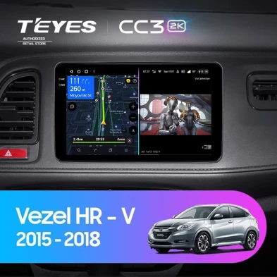 Штатная магнитола Teyes CC3 2K 4/32 Honda HR-V (2015-2018)