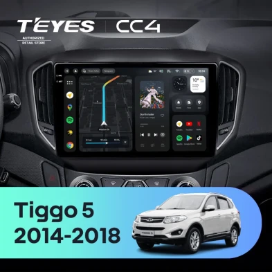 Штатная магнитола Teyes CC4 8/128 Chery Tiggo 5 (2014-2018)